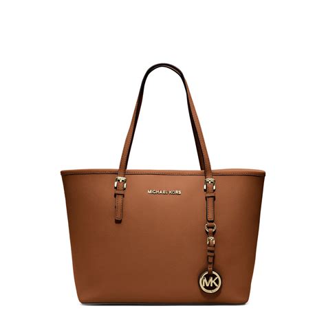 michael michael kors saffiano small travel tote|michael kors saffiano leather bag.